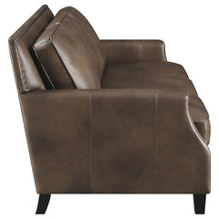 Leaton Brown 3 Pc Sofa Set - MyWaynesHome #