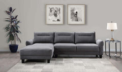 Caspian Grey Sectional - MyWaynesHome #