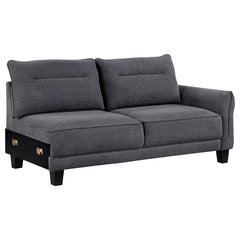 Caspian Grey Sectional - MyWaynesHome #