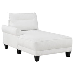 Caspian White Sectional - MyWaynesHome #