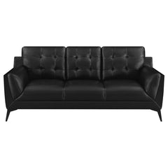 Moira Black 2 Pc Sofa Set - MyWaynesHome #