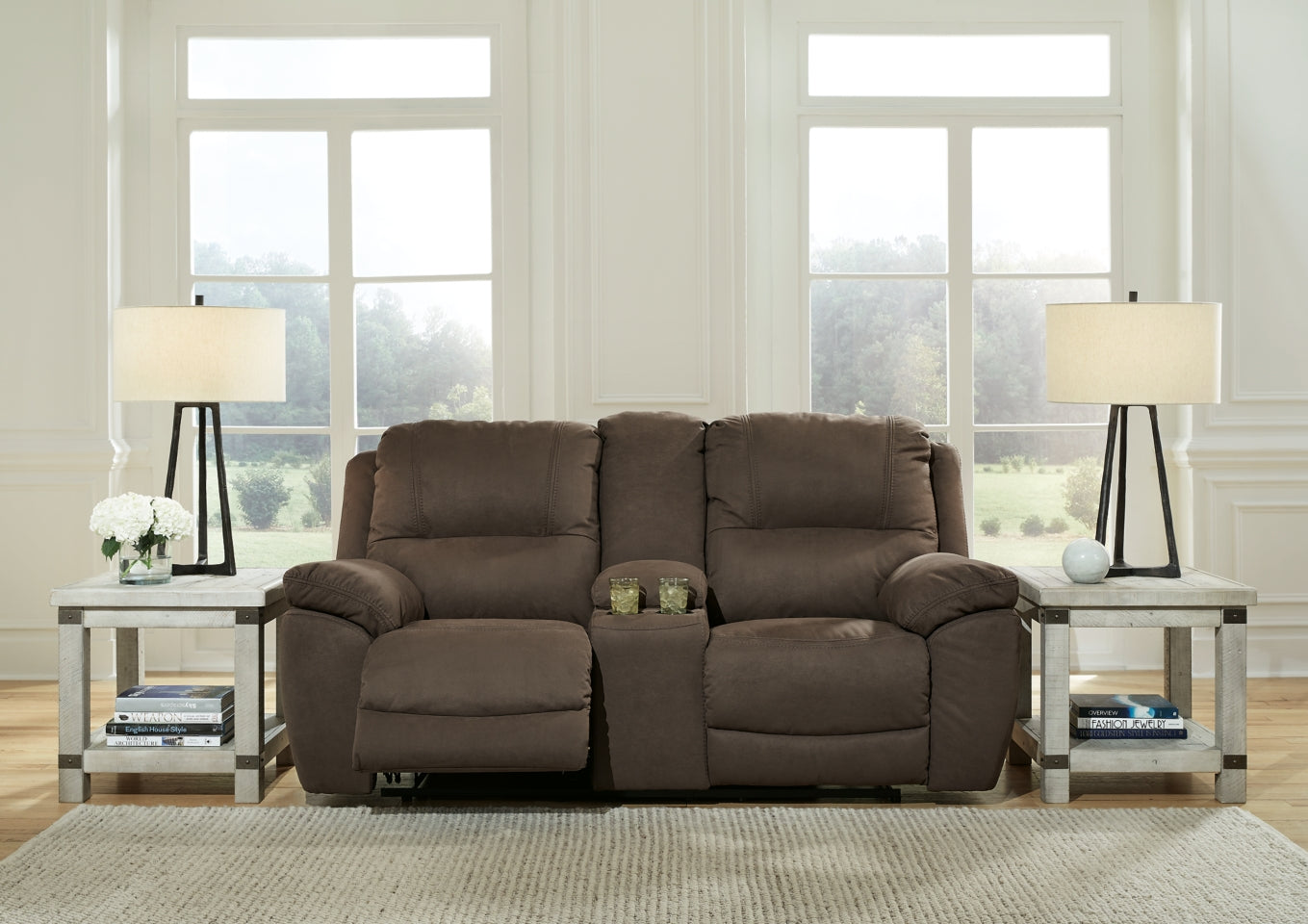 Next-Gen Gaucho Reclining Loveseat with Console - MyWaynesHome #