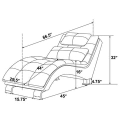 Dilleston Black Chaise - MyWaynesHome #