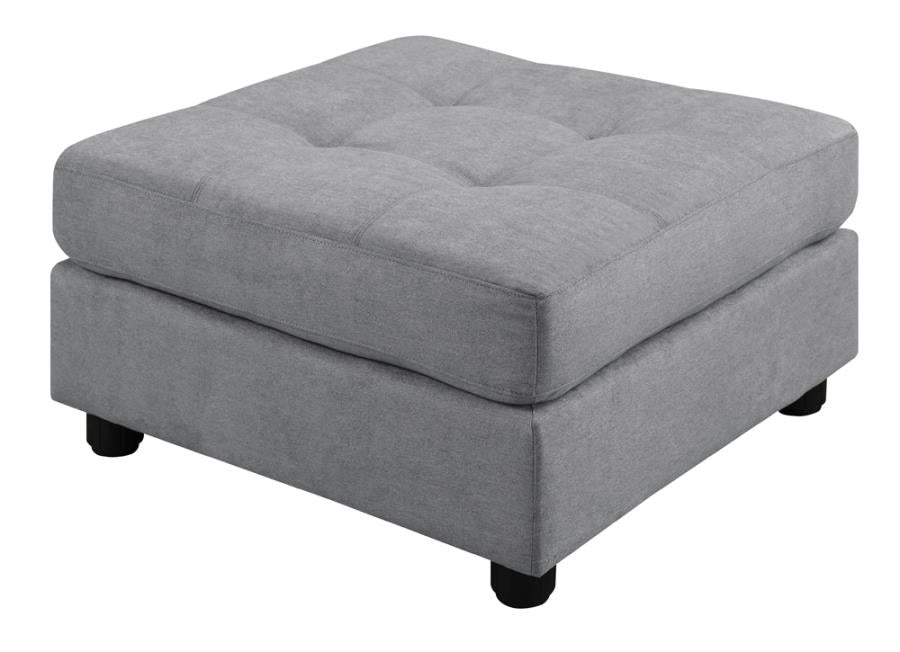 Claude Grey Ottoman - MyWaynesHome #