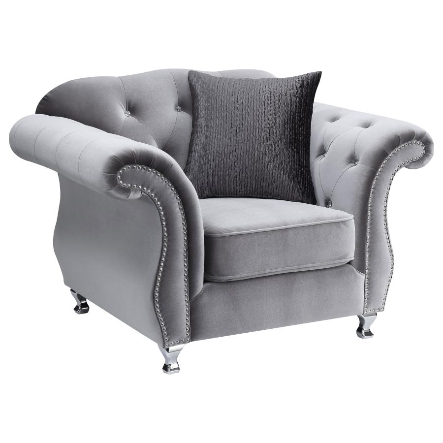 Frostine Silver Chair - MyWaynesHome #