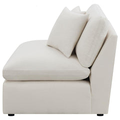 Hobson Ivory Armless Chair - MyWaynesHome #