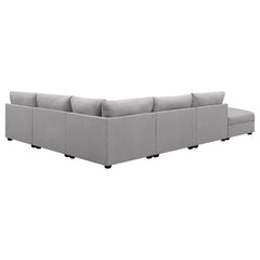 Cambria Grey 6 Pc Sectional - MyWaynesHome #