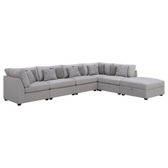 Cambria Grey 6 Pc Sectional - MyWaynesHome #