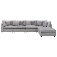 Cambria Grey 6 Pc Sectional - MyWaynesHome #