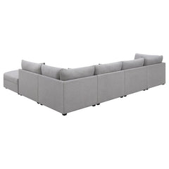 Cambria Grey 6 Pc Sectional - MyWaynesHome #