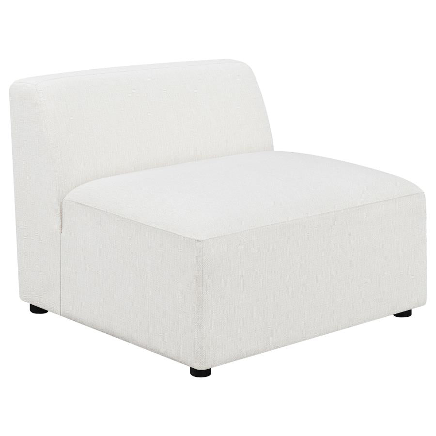 Freddie White Armless Chair - MyWaynesHome #