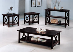 Rachelle Brown 3 Pc Coffee Table Set - MyWaynesHome #