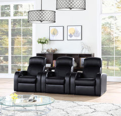 Cyrus Black 3 Pc Theater Seating (3r) - MyWaynesHome #