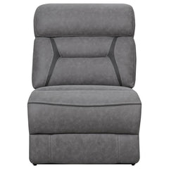 Higgins Grey Armless Chair - MyWaynesHome #