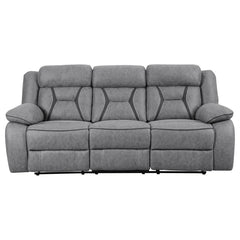 Higgins Grey 3 Pc Motion Sofa Set - MyWaynesHome #