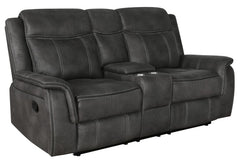 Lawrence Black Motion Loveseat - MyWaynesHome #