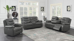 Flamenco Grey 3 Pc Power Sofa Set - MyWaynesHome #