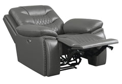 Flamenco Grey Power Recliner - MyWaynesHome #