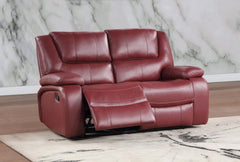 Camila Red Motion Loveseat - MyWaynesHome #