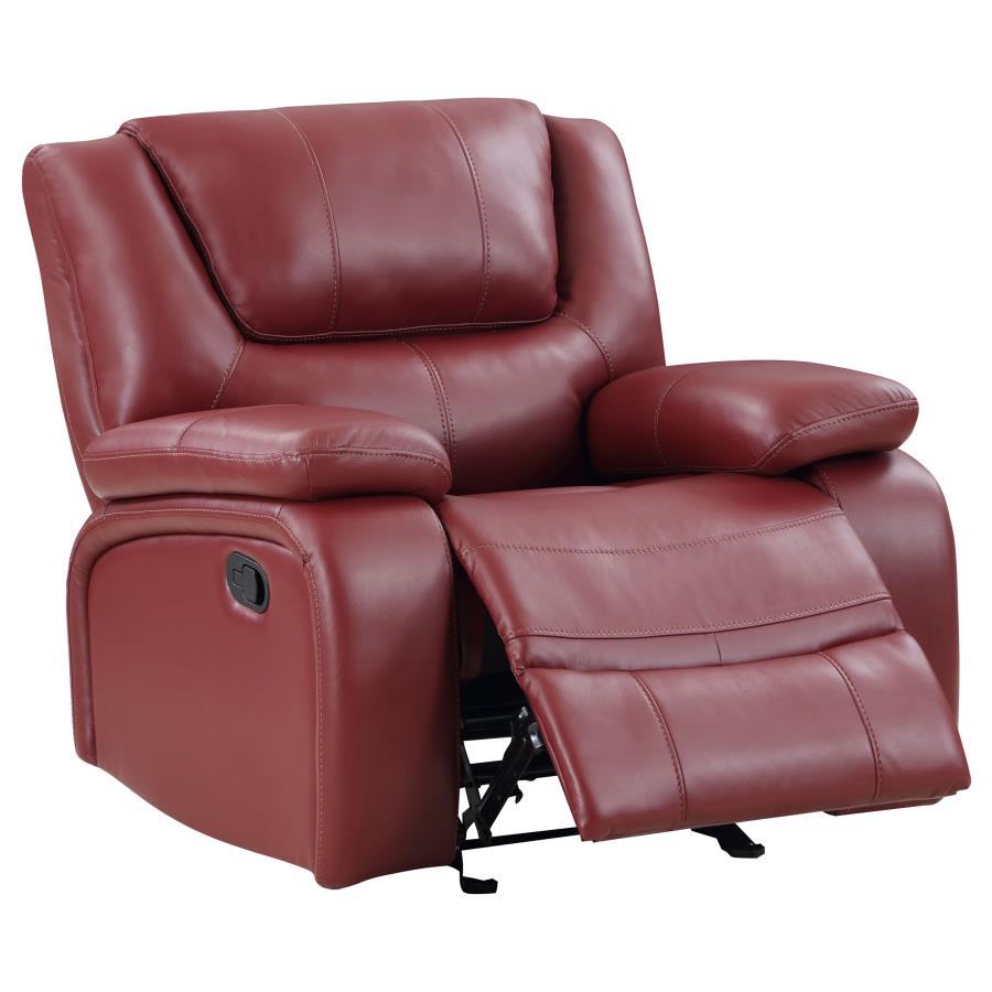 Camila Red Glider Recliner - MyWaynesHome #