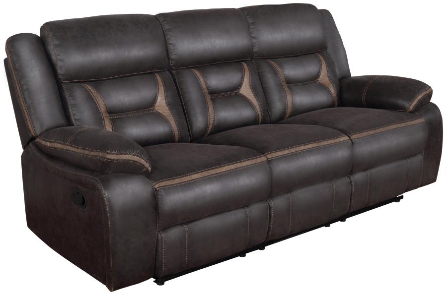 Greer Brown Motion Sofa - MyWaynesHome #