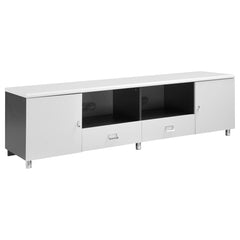 Burkett White 71" Tv Stand - MyWaynesHome #