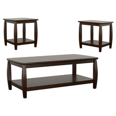 Dixon Brown 3 Pc Coffee Table Set - MyWaynesHome #