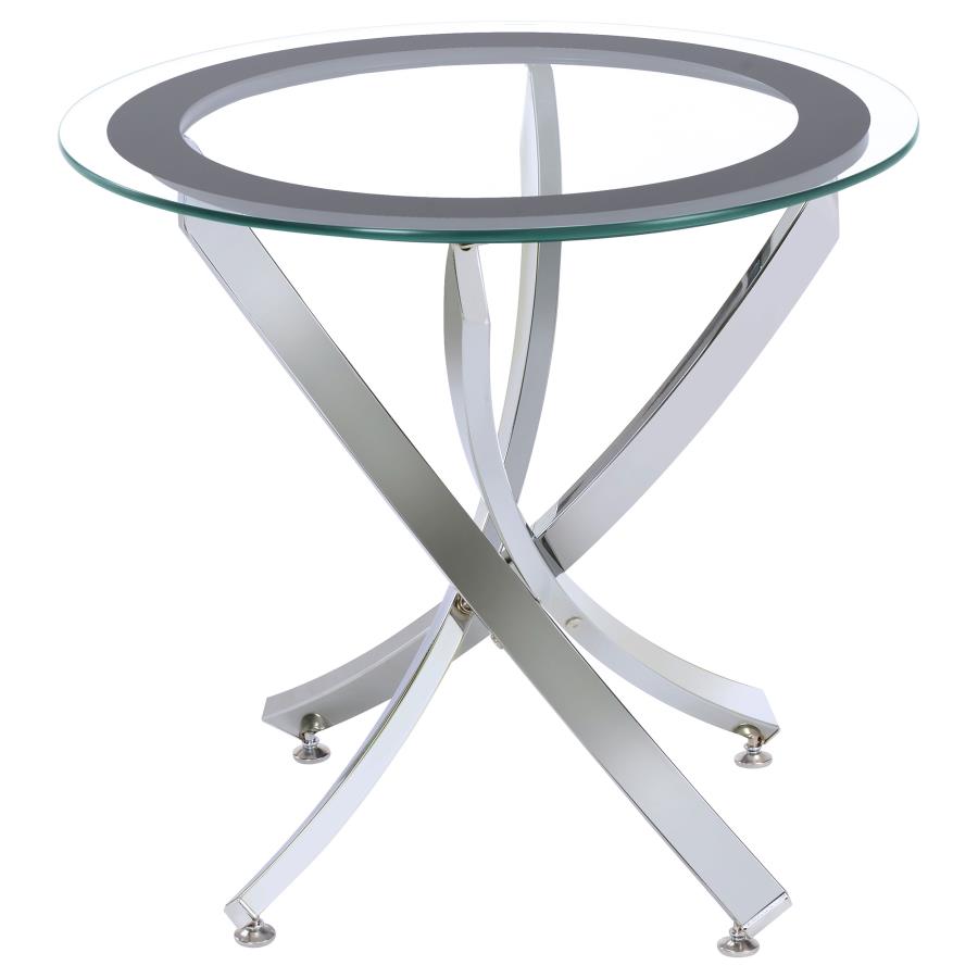 Brooke Silver End Table - MyWaynesHome #