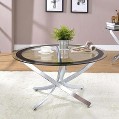 Brooke Silver Coffee Table - MyWaynesHome #
