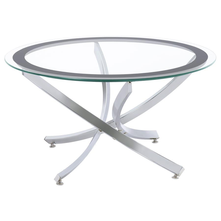 Brooke Silver Coffee Table - MyWaynesHome #