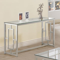 Merced Silver Sofa Table - MyWaynesHome #