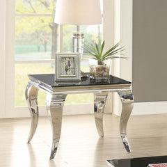Luna Silver End Table - MyWaynesHome #