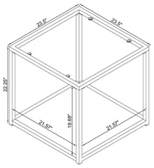 Cora Gold End Table - MyWaynesHome #