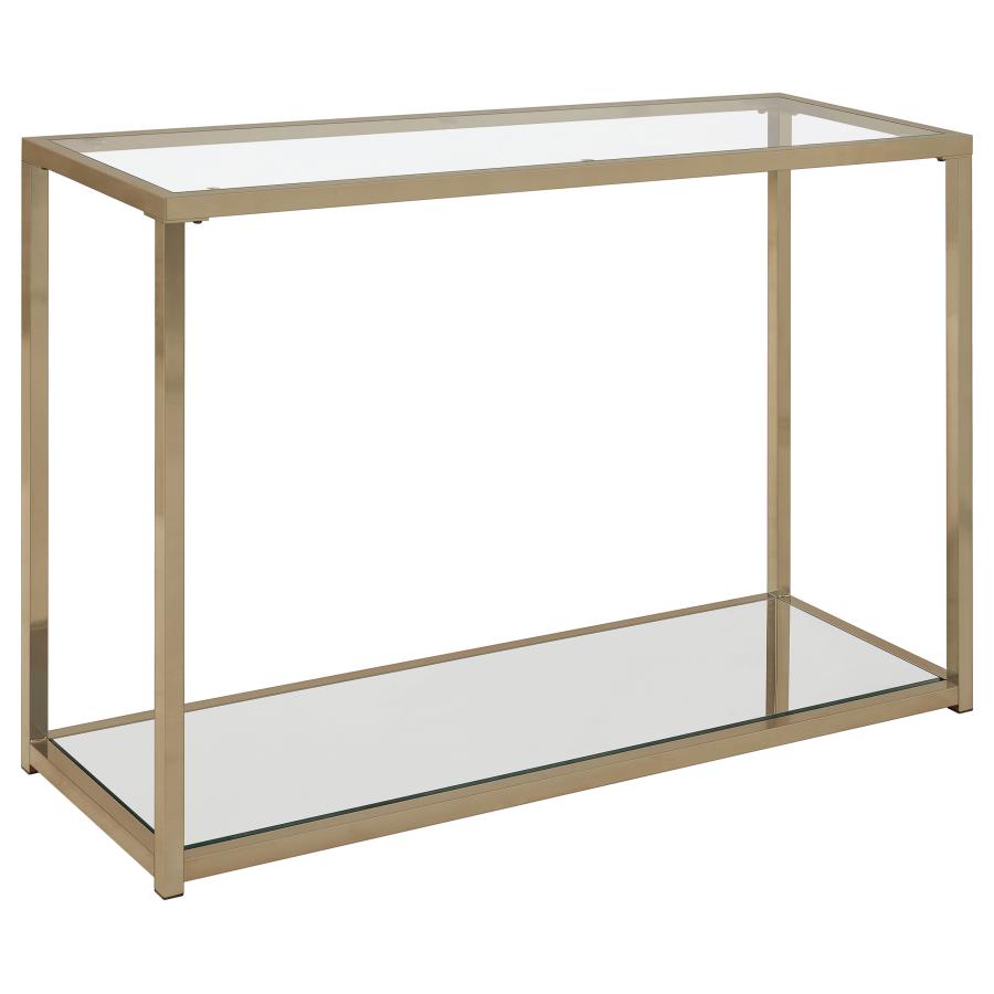 Cora Gold Sofa Table - MyWaynesHome #
