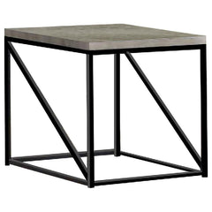 Birdie Grey End Table - MyWaynesHome #