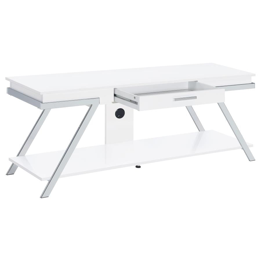 Marcia White 60" Tv Stand - MyWaynesHome #