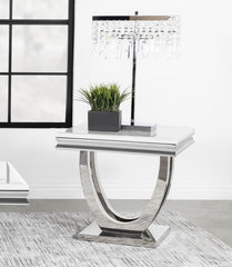 Kerwin White End Table - MyWaynesHome #