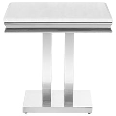 Kerwin White End Table - MyWaynesHome #