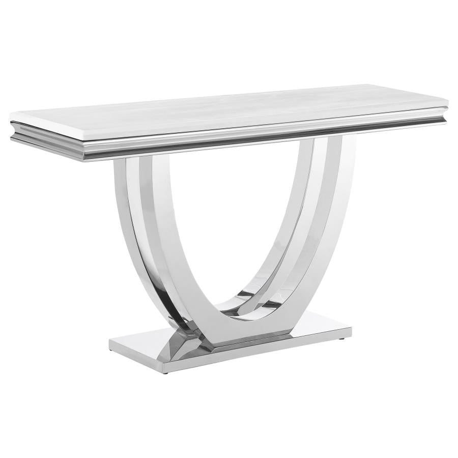 Kerwin White Sofa Table - MyWaynesHome #
