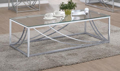 Lille Silver Coffee Table - MyWaynesHome #