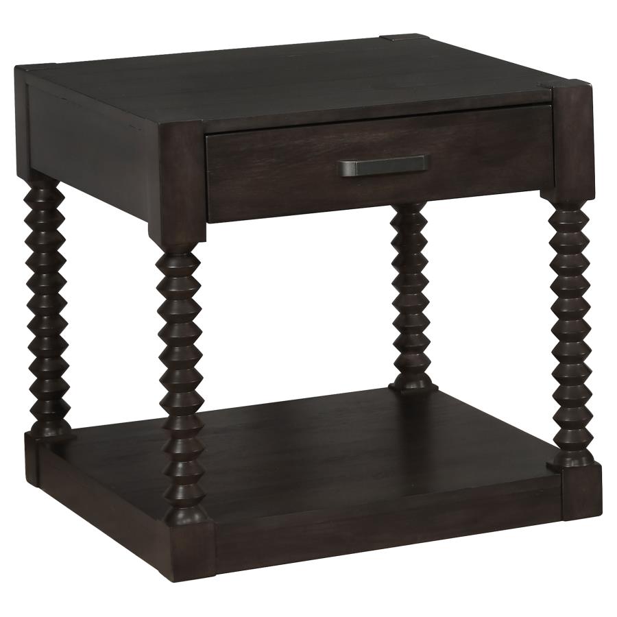 Meredith Brown End Table - MyWaynesHome #
