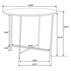Ellison White End Table - MyWaynesHome #