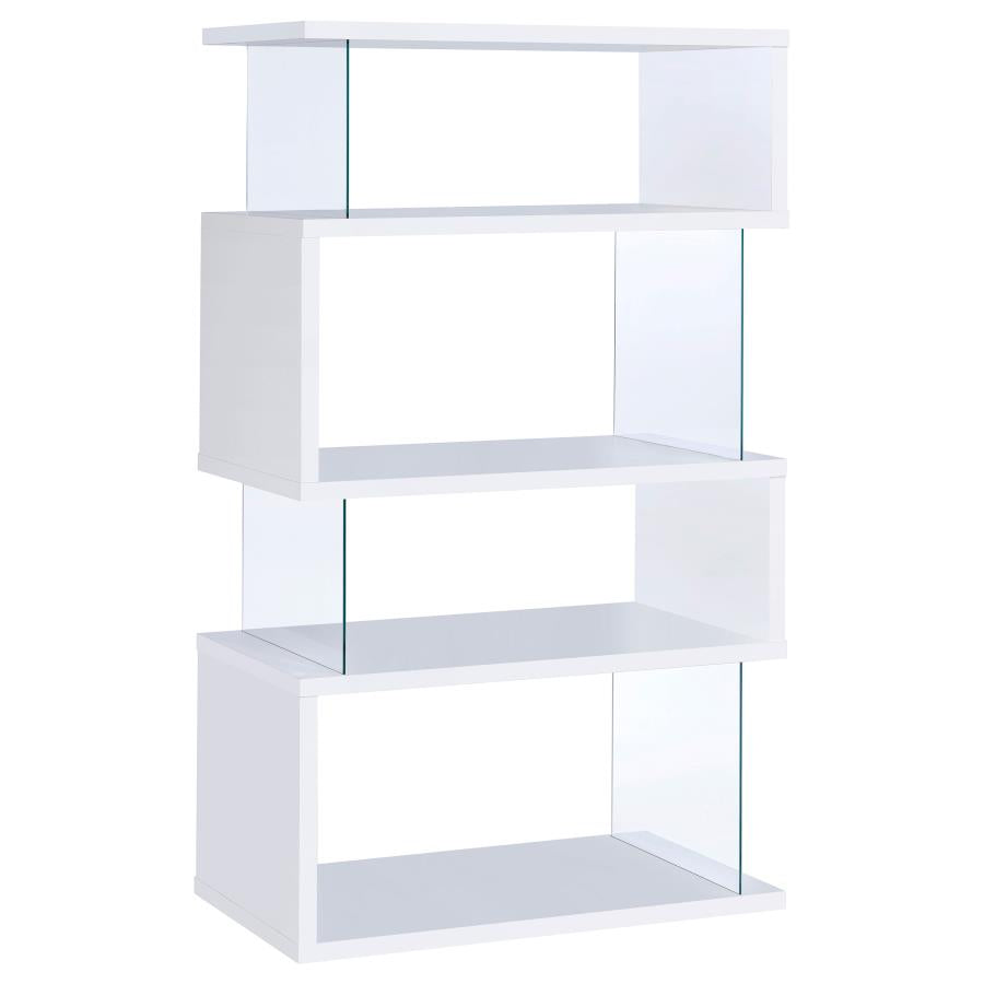 Emelle White Bookcase - MyWaynesHome #