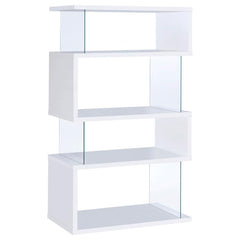 Emelle White Bookcase - MyWaynesHome #