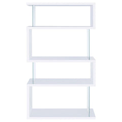 Emelle White Bookcase - MyWaynesHome #