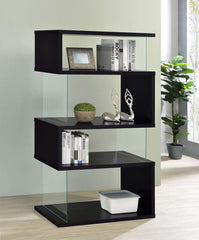 Emelle Black Bookcase - MyWaynesHome #