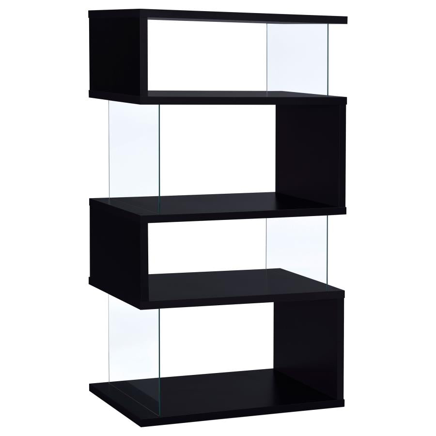 Emelle Black Bookcase - MyWaynesHome #