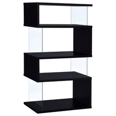 Emelle Black Bookcase - MyWaynesHome #