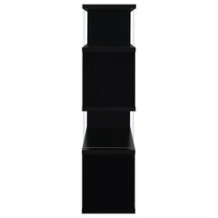 Emelle Black Bookcase - MyWaynesHome #