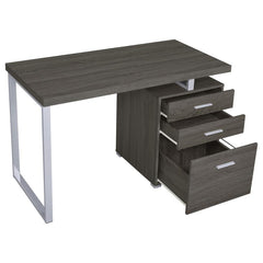 Brennan Grey Computer Desk - MyWaynesHome #